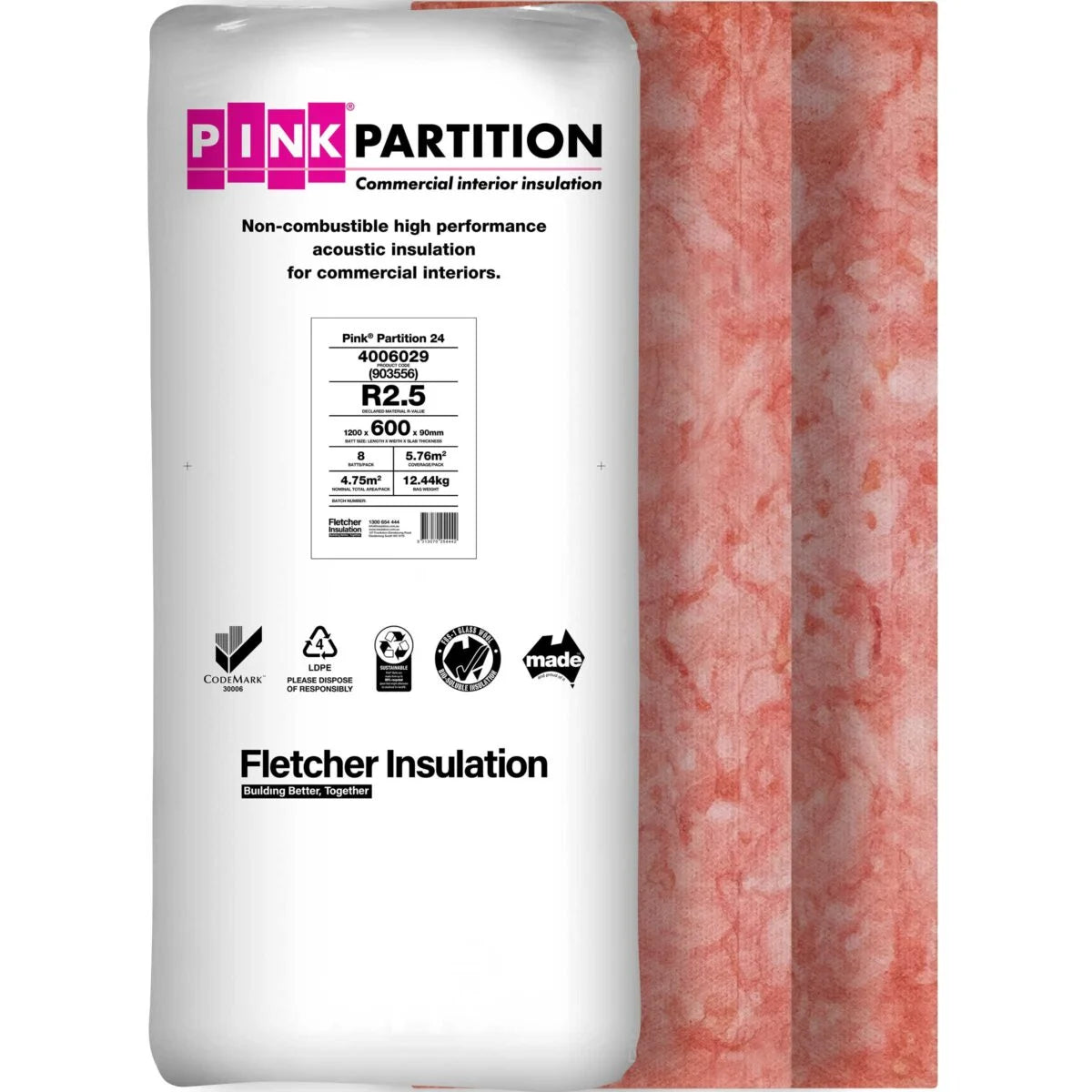 Pink Batt Labels Pink Batts® Partition R0.7 Acoustic Insulation | Melbourne – Melbourne ...